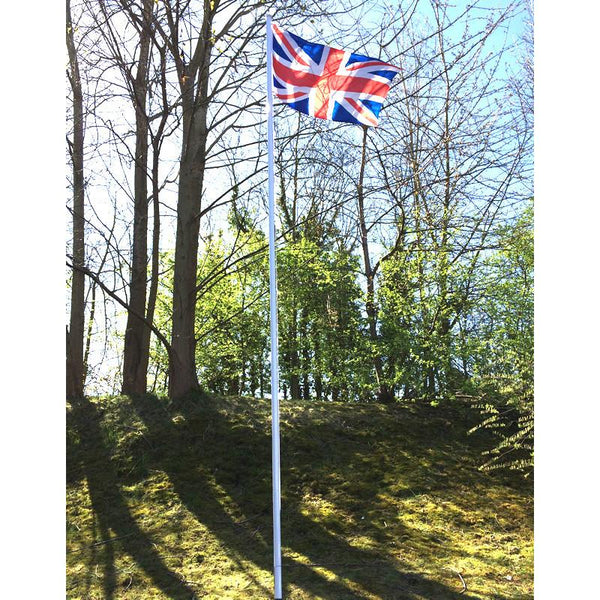 Value White 6m Flagpole