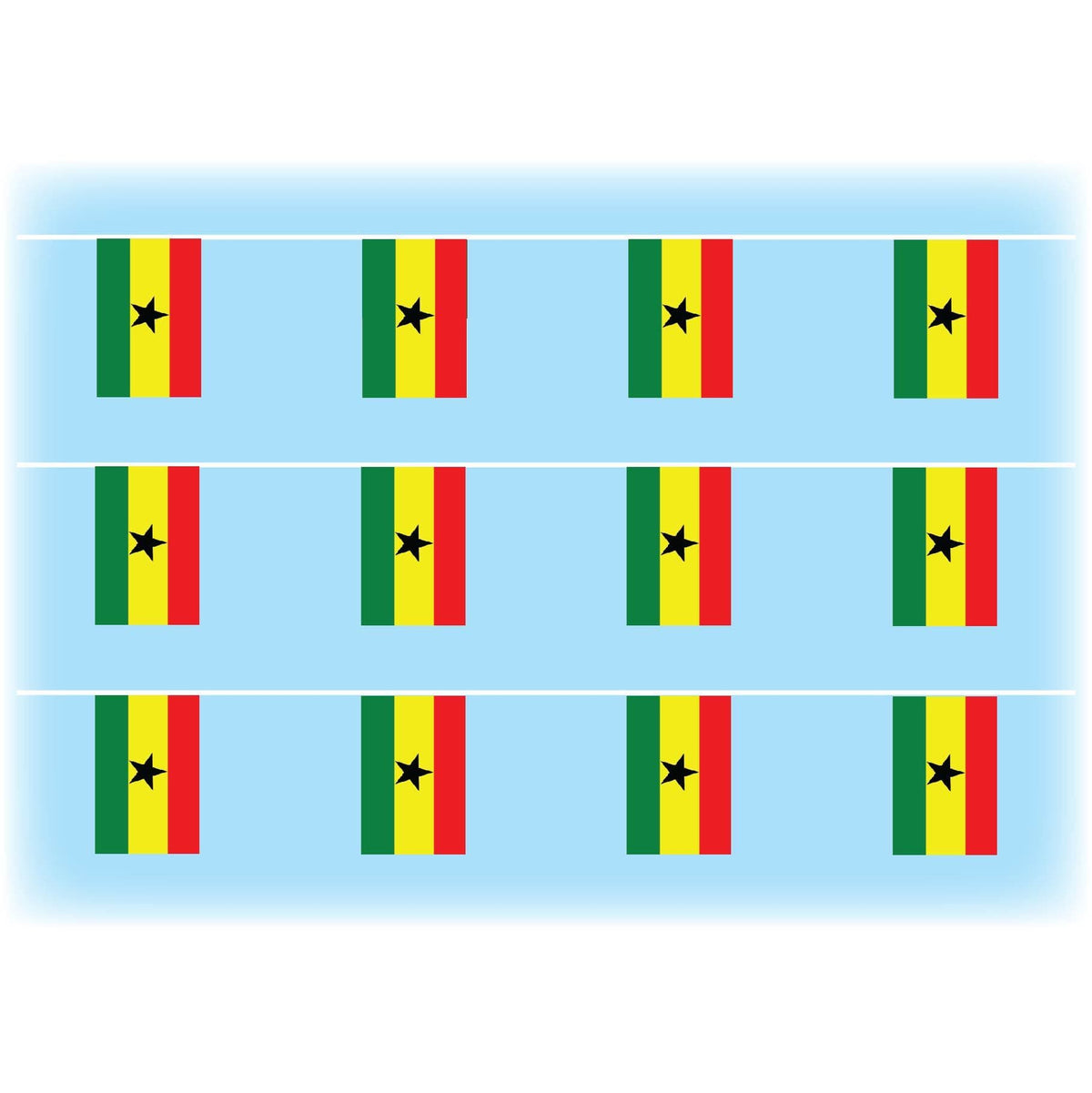 Ghana flag bunting