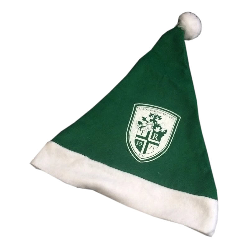 Personalised green Santa hat