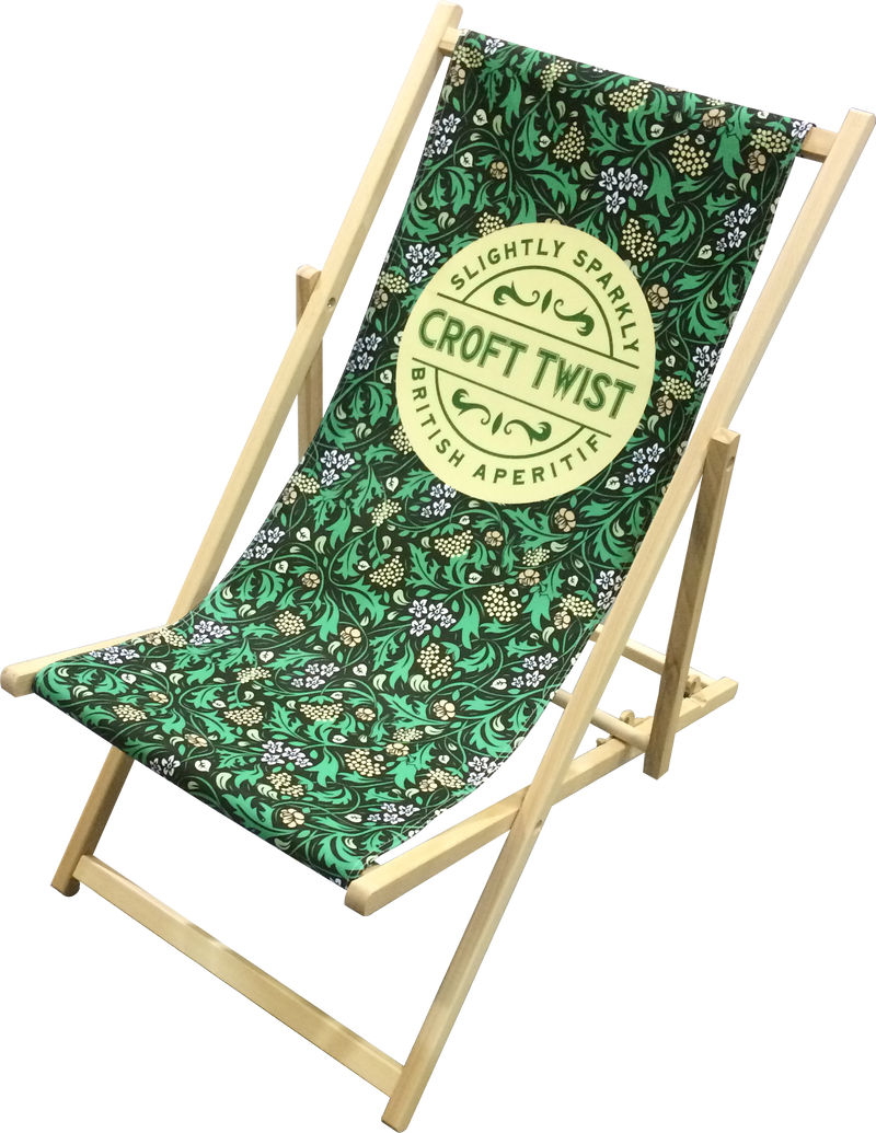 Printed deckchair