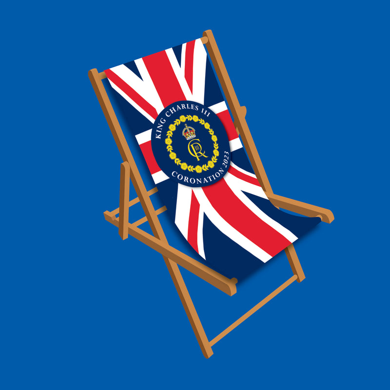 King Charles Coronation Deckchair - Special edition design