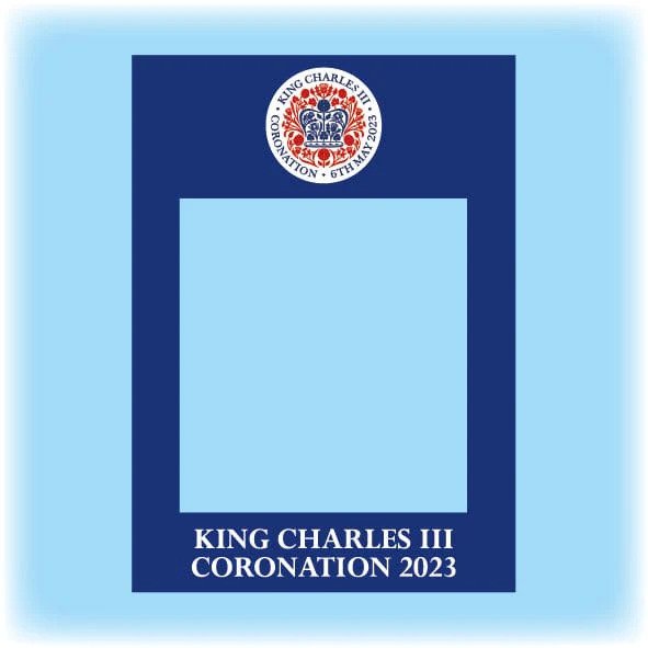 King Charles III Selfie Frame - Design 1