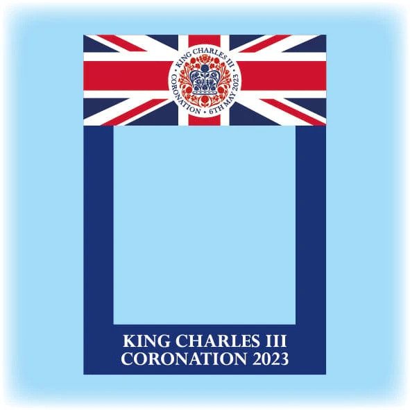 King Charles III Selfie Frame - Design 2