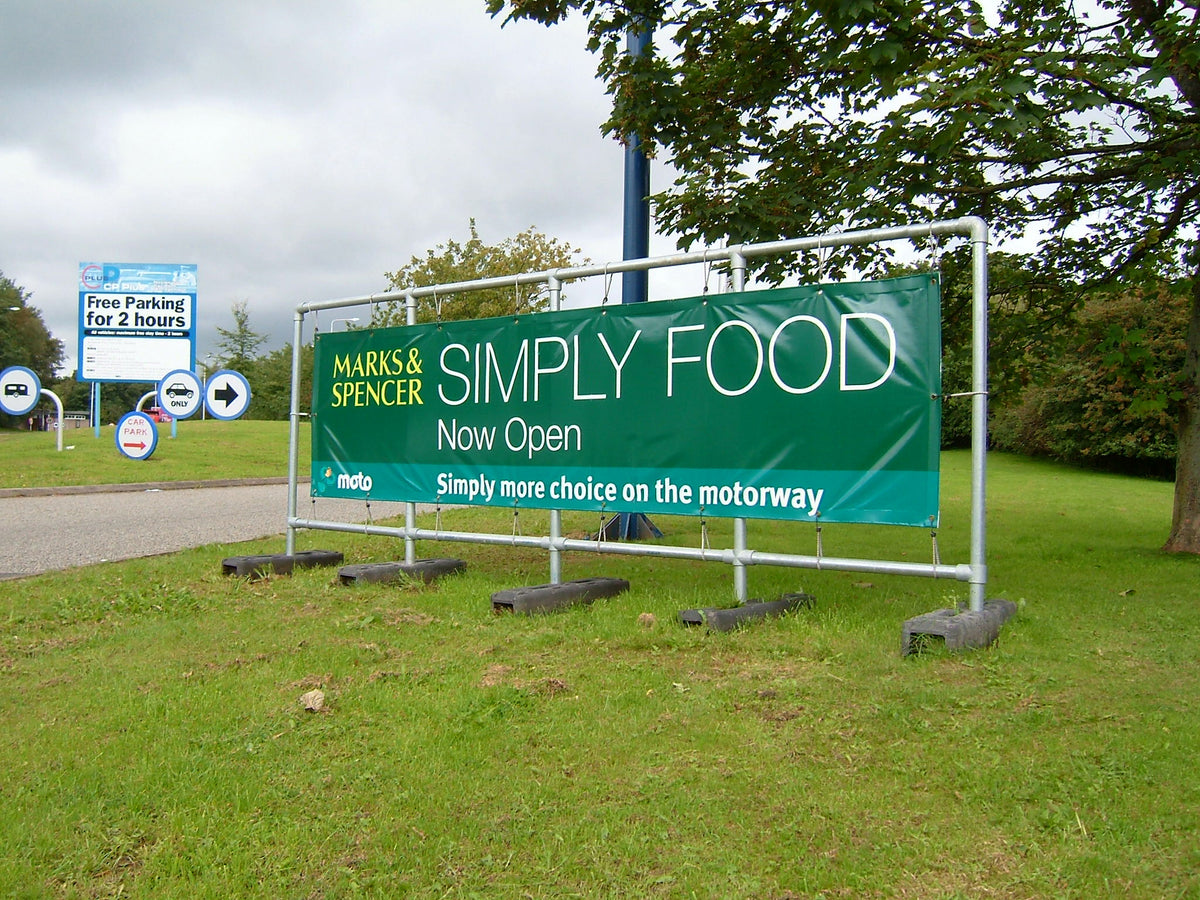 Printed 4m x 1.5m banner
