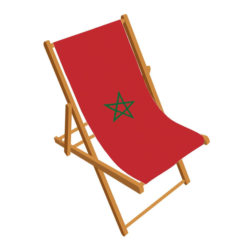 Morocco Flag Deckchair