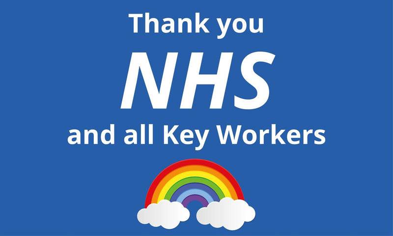 Thank you NHS and Key Workers Charity Flag