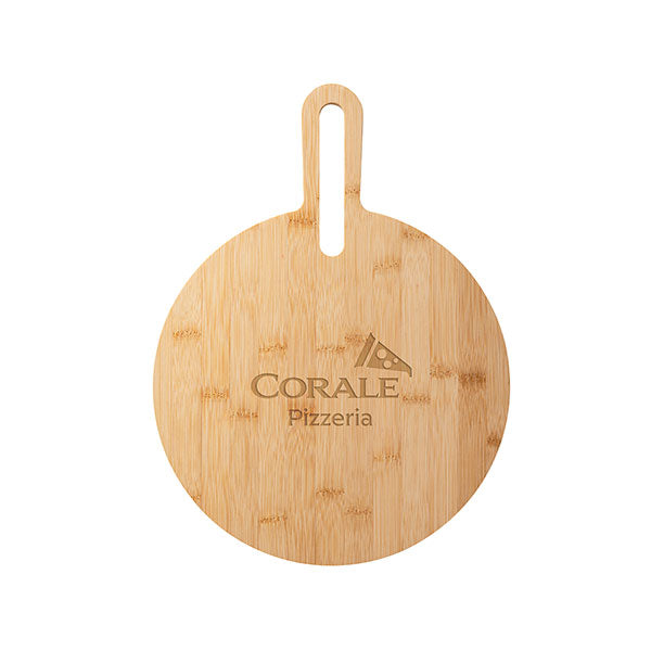 Caraway Round Bamboo Serving Board