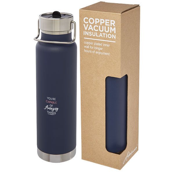 Thor Copper Vacuum Insulated Sports Bottle 750ml
