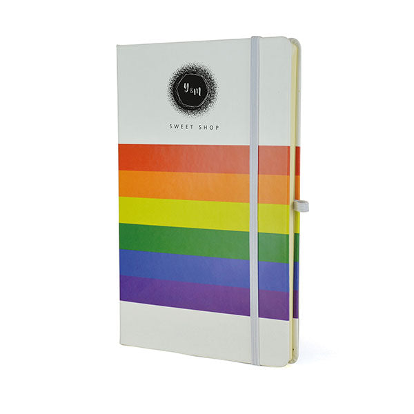 A5 Rainbow Mole Notebook - Spot Colour