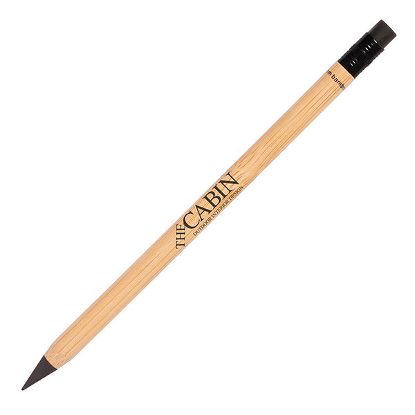 Eternity Bamboo Pencil With Eraser - Engraved