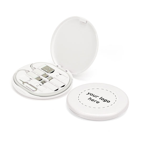 Travel Cable Wireless Charging Set - Spot Colour