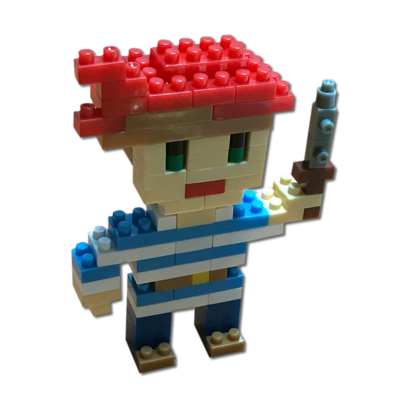 Personalised mini building blocks