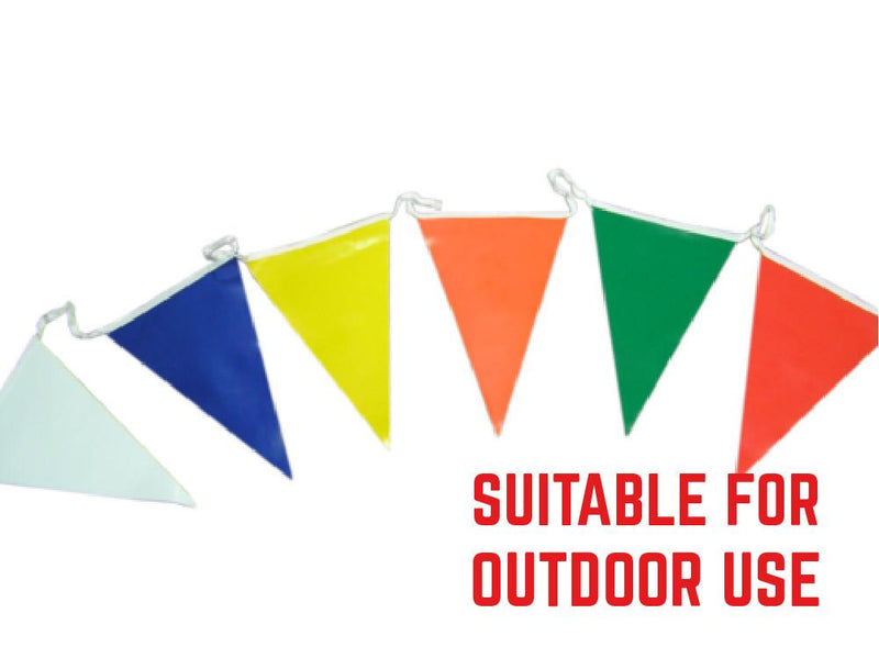 PVC bunting in your choice of colours