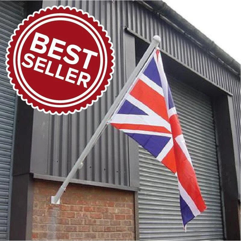 Wall mounted Angled Flagpole