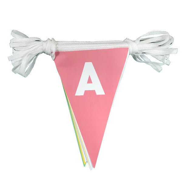 Learn capital letters bunting