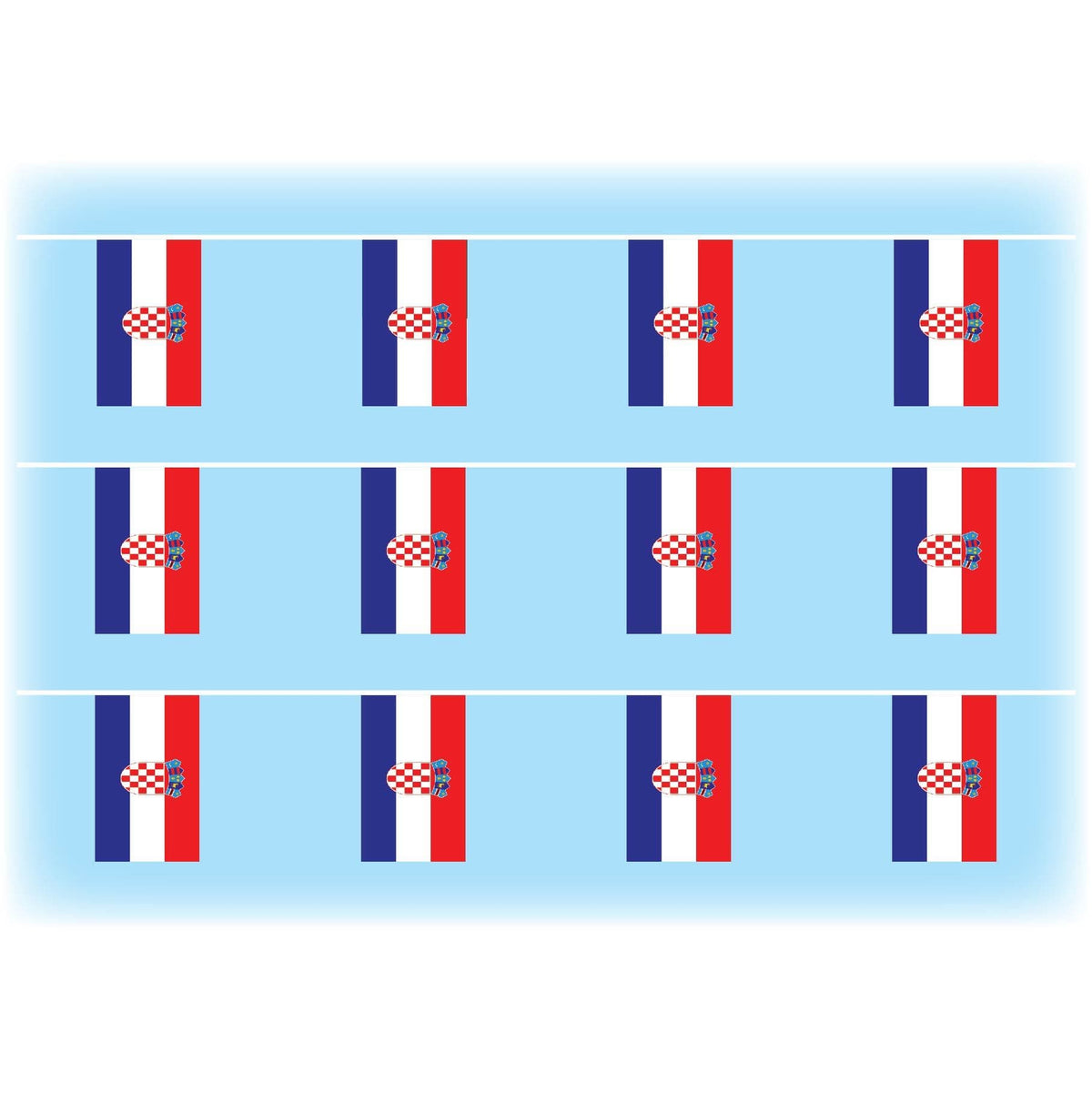 Croatia flag bunting