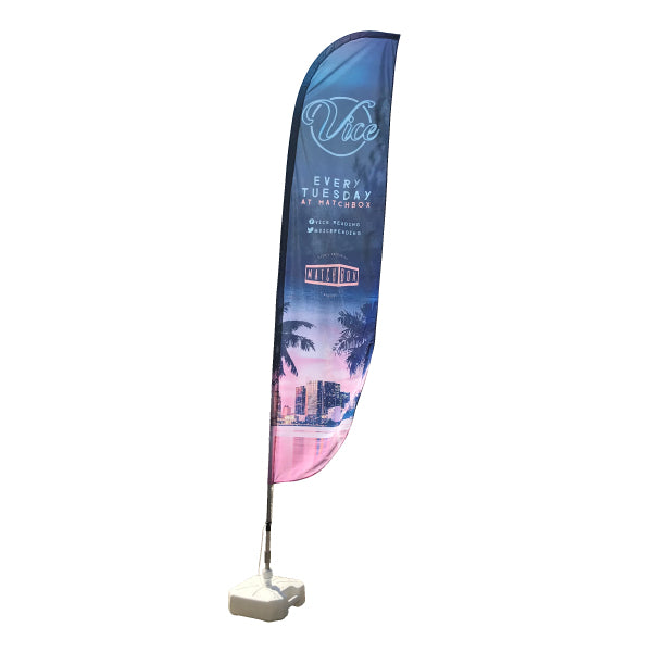 Medium Feather flag with water fillable base